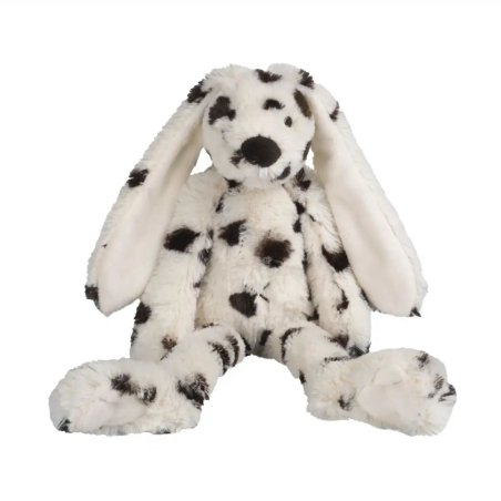 Happy Horse Kuscheltier Hase Richie weiß mit schwarzen Flecken