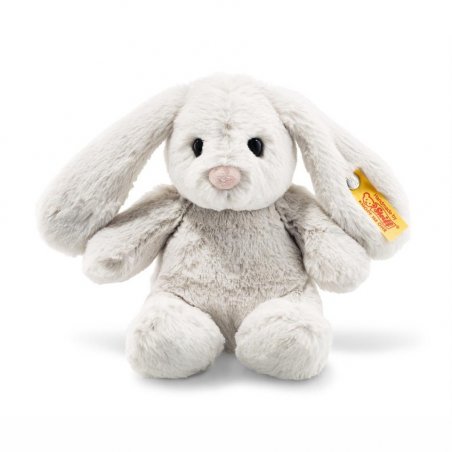 Steiff Soft Cuddly Friends Hase Hoppie hellgrau, 18cm | Kuscheltier.Boutique