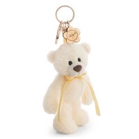 Nici Teddybär Finni hellgelb, Vorderseite Taschenanhänger