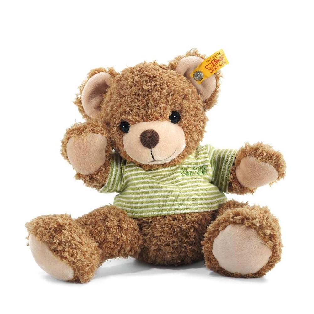 Teddybär Fynn, 30cm grau Steiff - Knopf im Ohr| Kuscheltier.Boutique