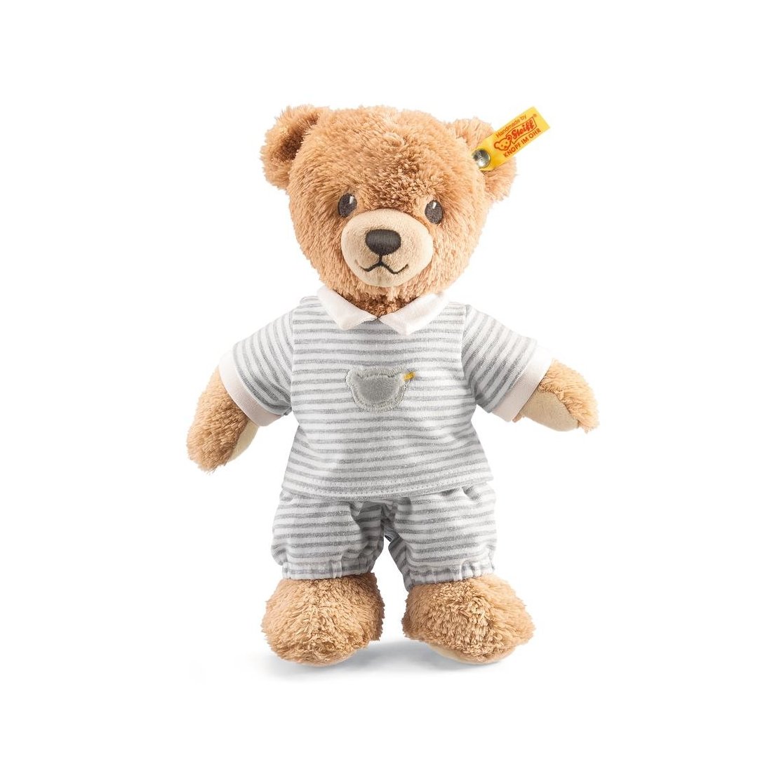 Steiff - Knopf im Ohr Schlaf gut Bär Junge, 25cm grau Steiff - Knopf im Ohr Schlaf gut Bär Junge, 25cm grau