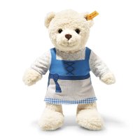 Steiff Teddybär Mila im blau-weißen Dindl