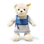 Steiff Teddybär Mila im blau-weißen Dindl