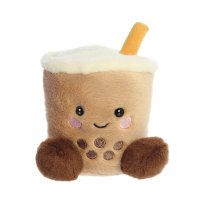Palm Pals Kuscheltier Tee Boba Milky Tea, Vorderseite