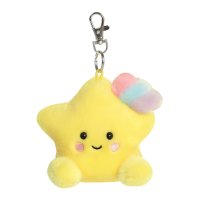 Vorderseite Palm Pals Taschenanhänger Stern Pisces Star mit gesticktem Gesicht