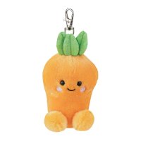 Vorderseite Palm Pals Taschenanhänger Karotte Cheerful Carrot mit gesticktem Gesicht