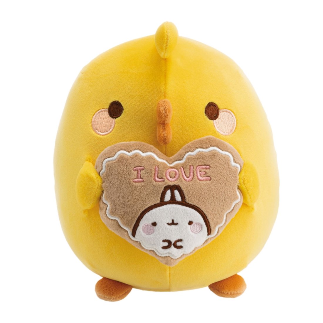 NICI Piu Piu mit Lebkuchenherz, Vorderseite Kuscheltier