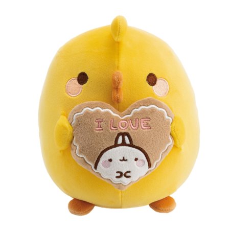 NICI Piu Piu mit Lebkuchenherz, Vorderseite Kuscheltier