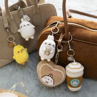 NICI Molang und Piu Piu Taschenanhänger Kaffeepause