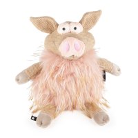 sigikid Beasts Schwein Spot Hog aus beigem und rosa Kuschelplüsch