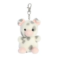 Vorderseite Palm Pals Taschenanhänger Schwein Piggles Spotted Pig mit gesticktem Gesicht