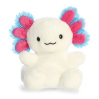 Vorderseite Palm Pals Kuscheltier Axolotl Jax Bluegill, weiß