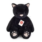 Vorderseite Hermann TEDDY Kuscheltier Herzekind Katze Tilly, schwarz
