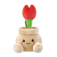 Vorderseite Palm Pals Kuscheltier Tulpe Lillybelle Potted Tulip