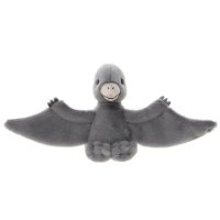 Cuddle Cubs by Charlie Bears Flugsaurier Pterodactyl aus hellgrauem Plüsch mit schwarzen Knopfaugen