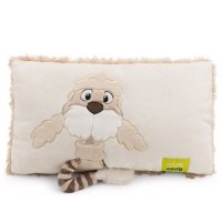 rechteckiges NICI Cosy Winter Kissen Hund Jaxs, Vorderseite mit Applikation
