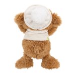Oberseite liegendes NICI Cosy Winter Kuscheltier Teddy Bär Capiccino