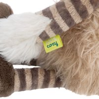 kleines NICI Cosy Winter Kuscheltier Hund Jaxs Schmucklabel "100% cozy"