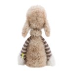 Rückseite NICI Cosy Winter Kuscheltier Hund Jaxs sitzend
