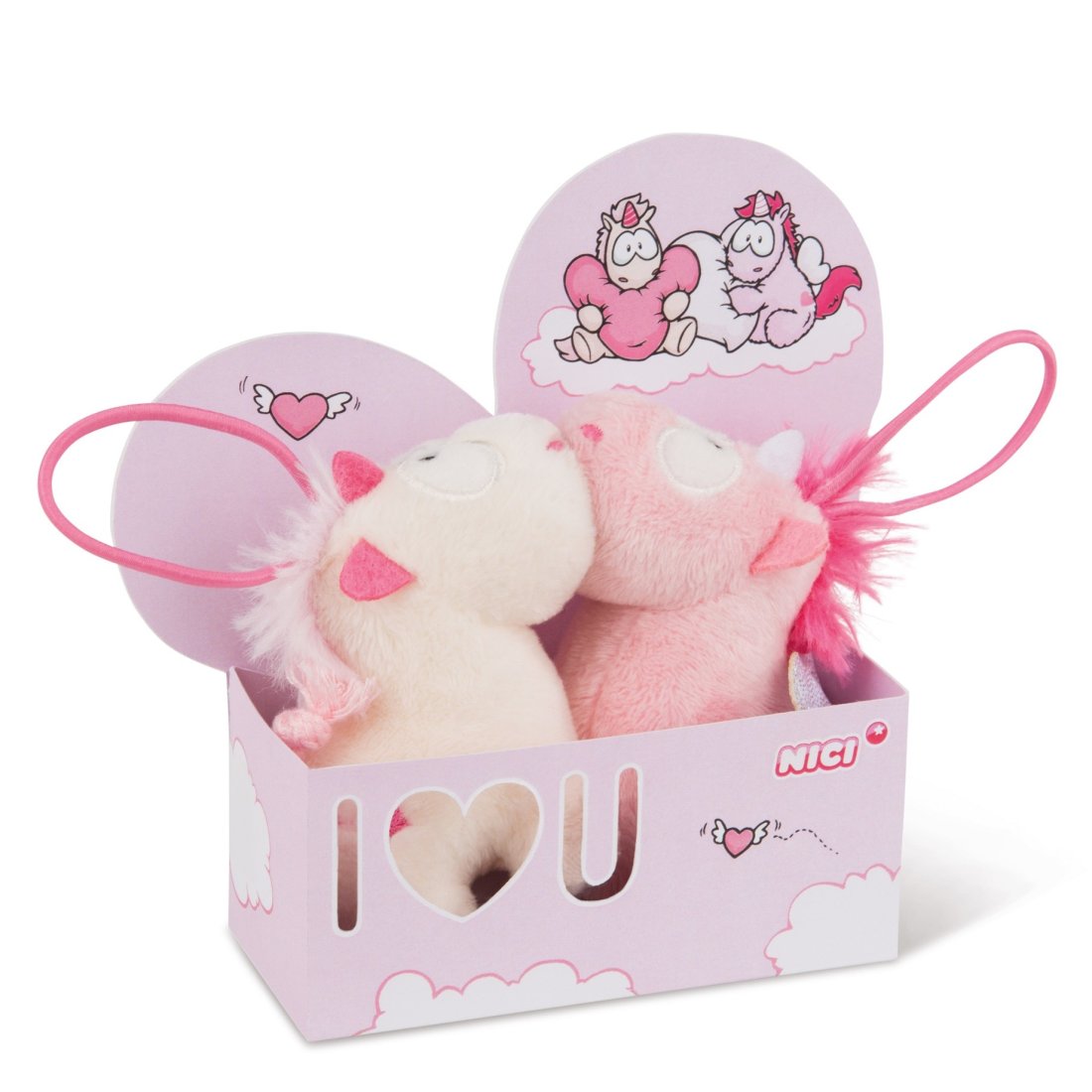 NICI Einhorn Theodor & Pink Harmony, Loop Love-Collection | Kuscheltier.Boutique NICI Einhorn Theodor & Pink Harmony, Loop Love-Collection | Kuscheltier.Boutique