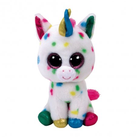 Ty Beanie Boos Plüschtier Einhorn Harmonie, weiß / bunt | Kuscheltier.Boutique