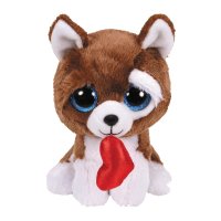 Ty Beanie Boos Plüschtier Hund Smootches mit Herz, braun | Kuscheltier.Boutique