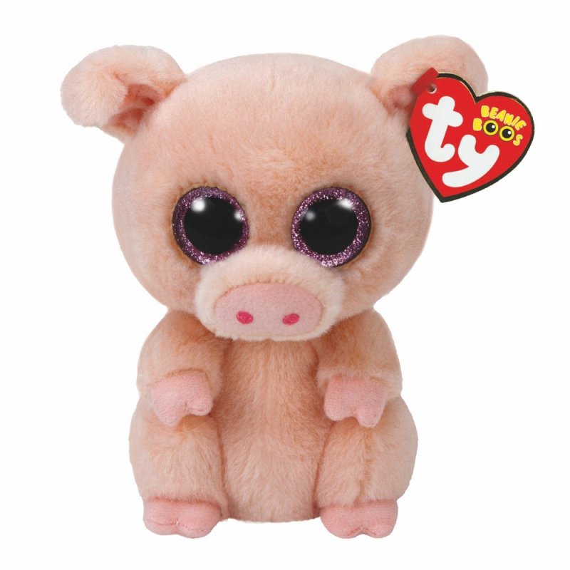 Ty Beanie Boos Plüschtiere Schwein Piggley, 15cm | Kuscheltier.Boutique
