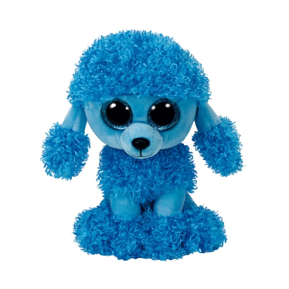 Ty Beanie Boos Kuscheltier Pudel Mandy aus türkisblauem Plüsch, 15cm groß