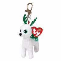 Ty Beanie Babies Schlüsselanhänger Rentier Peppermint | Kuscheltier.Boutique