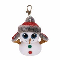 Ty Beanie Boos Schlüsselanhänger Schneemann Buttons, Anhänger | Kuscheltier.Boutique