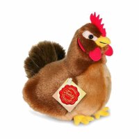 Hermann TEDDY Huhn / Henne braun, sitzend | Kuscheltier.Boutique