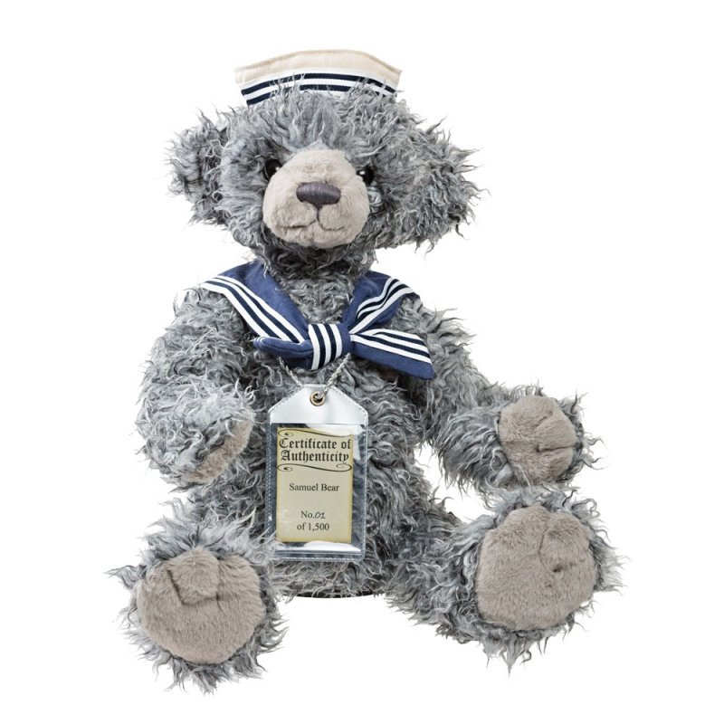 Teddybär Samuel, 30cm | Silver Tag Bears von Suki Gift England