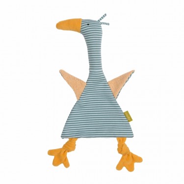 Gans blau gestreift, Schmusetuch | sigikid GREEN Bio Collection Gans blau gestreift, Schmusetuch | sigikid GREEN Bio Collection