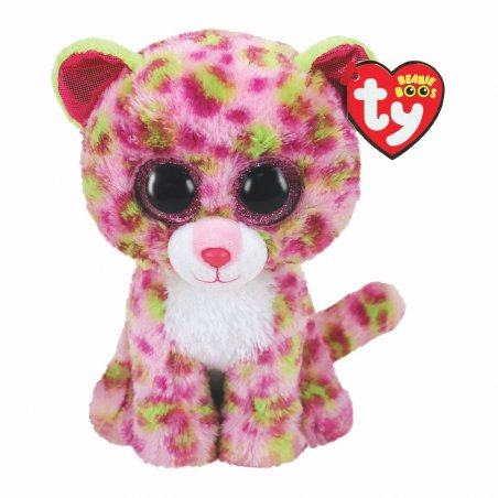 Leopard Lainey, rosa-grün 15cm | Ty Beanie Boo's