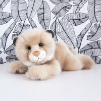 Luchs, 23cm beige Plüschtier Histoire d'Ours | Kuscheltier.Boutique