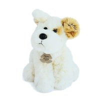 Terrier Brownie weiß, 23cm Plüschtier in Geschenkkarton Histoire d'Ours | Kuscheltier.Boutique