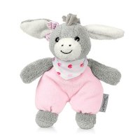 Sterntaler Greifling Esel Emmi Girl mit Rasseln und rosa Overall