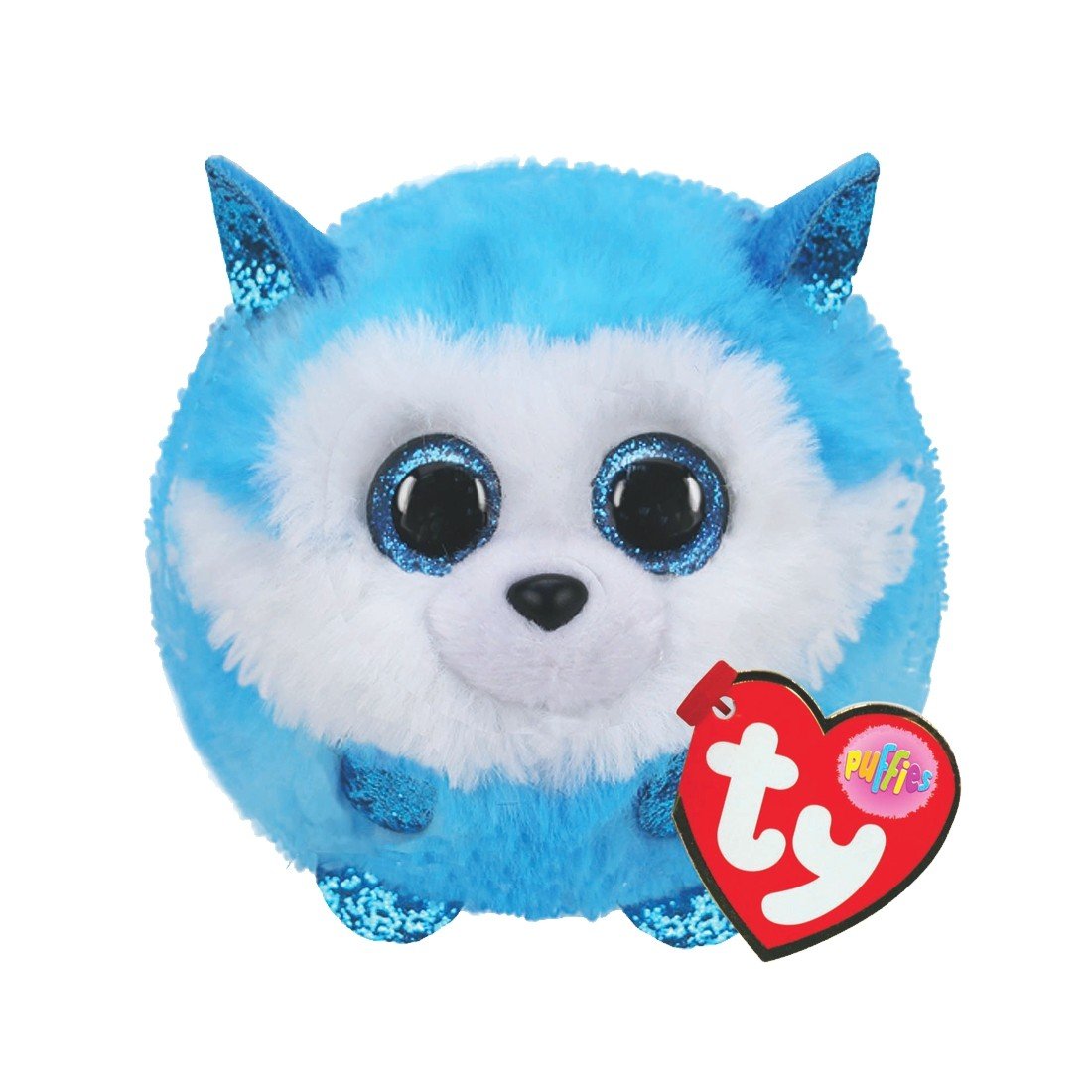 Ty Puffies Husky Prince, Plüschtier türkisblau | Kuscheltier.Boutique Ty Puffies Husky Prince, Plüschtier türkisblau | Kuscheltier.Boutique