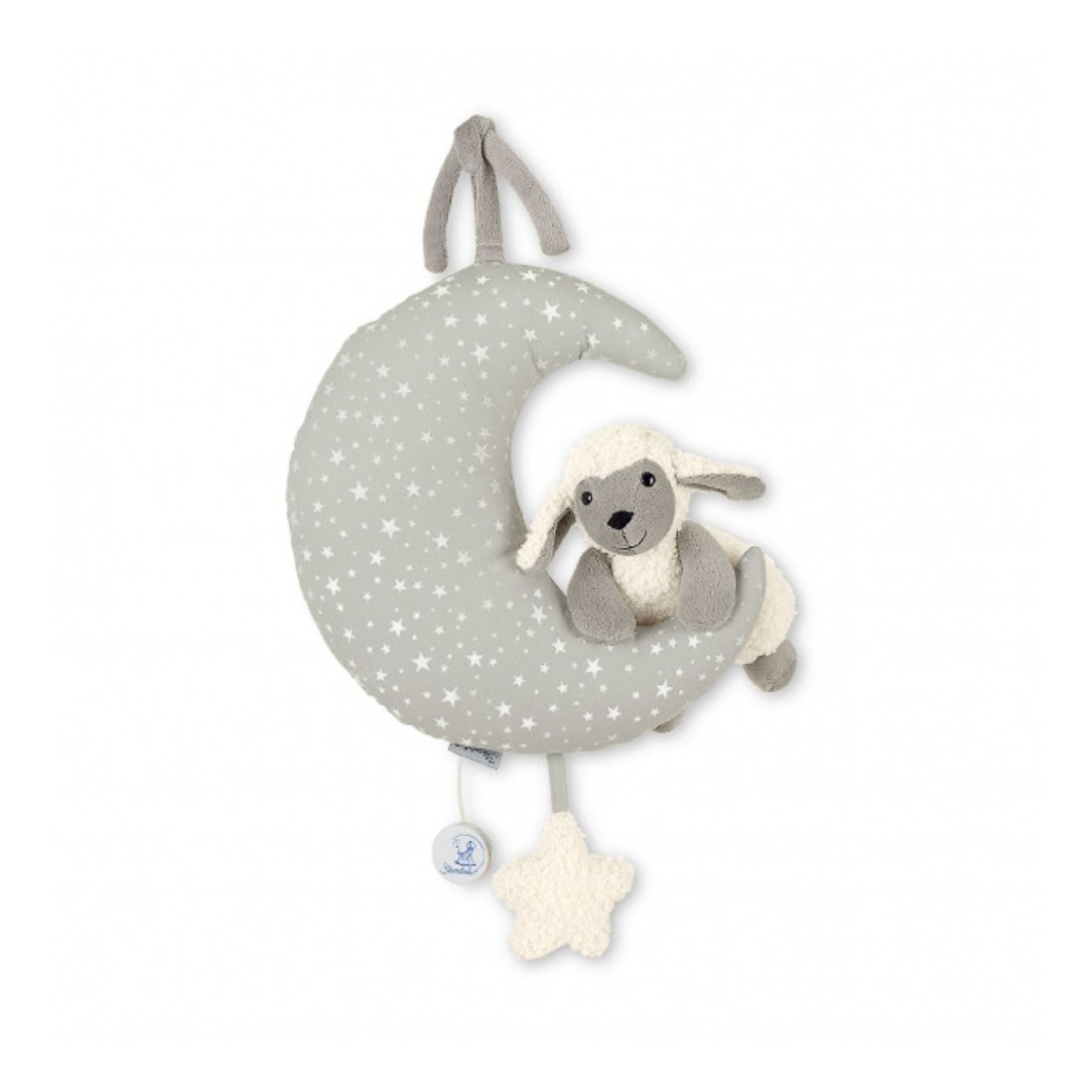 Schaf Stanley, 30cm | Sterntaler Spieluhr Mond mit herausnehmbaren Spielwerk Schaf Stanley, 30cm | Sterntaler Spieluhr Mond mit herausnehmbaren Spielwerk