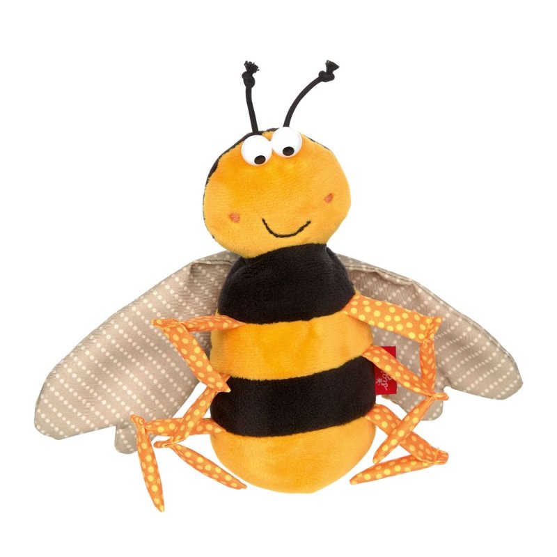 Biene, gelb-schwarz 14cm sigikid Mini-Kuscheltiere