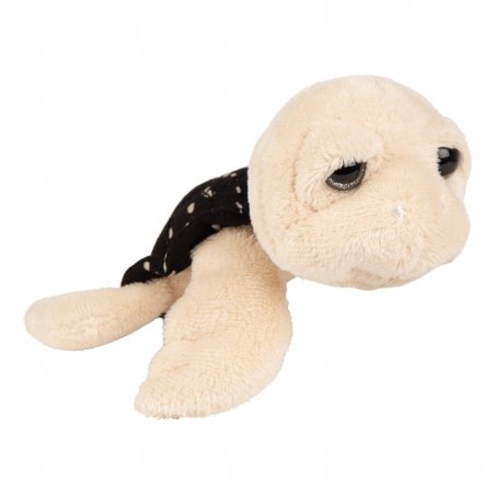 Schildkröte Nico, 15cm creme-schwarz | LiL Peepers Kuscheltier der englischen Marke SUKIgifts