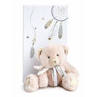 Teddybär beige, 22cm Traumfänger Plüschtier im Karton Histoire d'Ours | Kuscheltier.Boutique