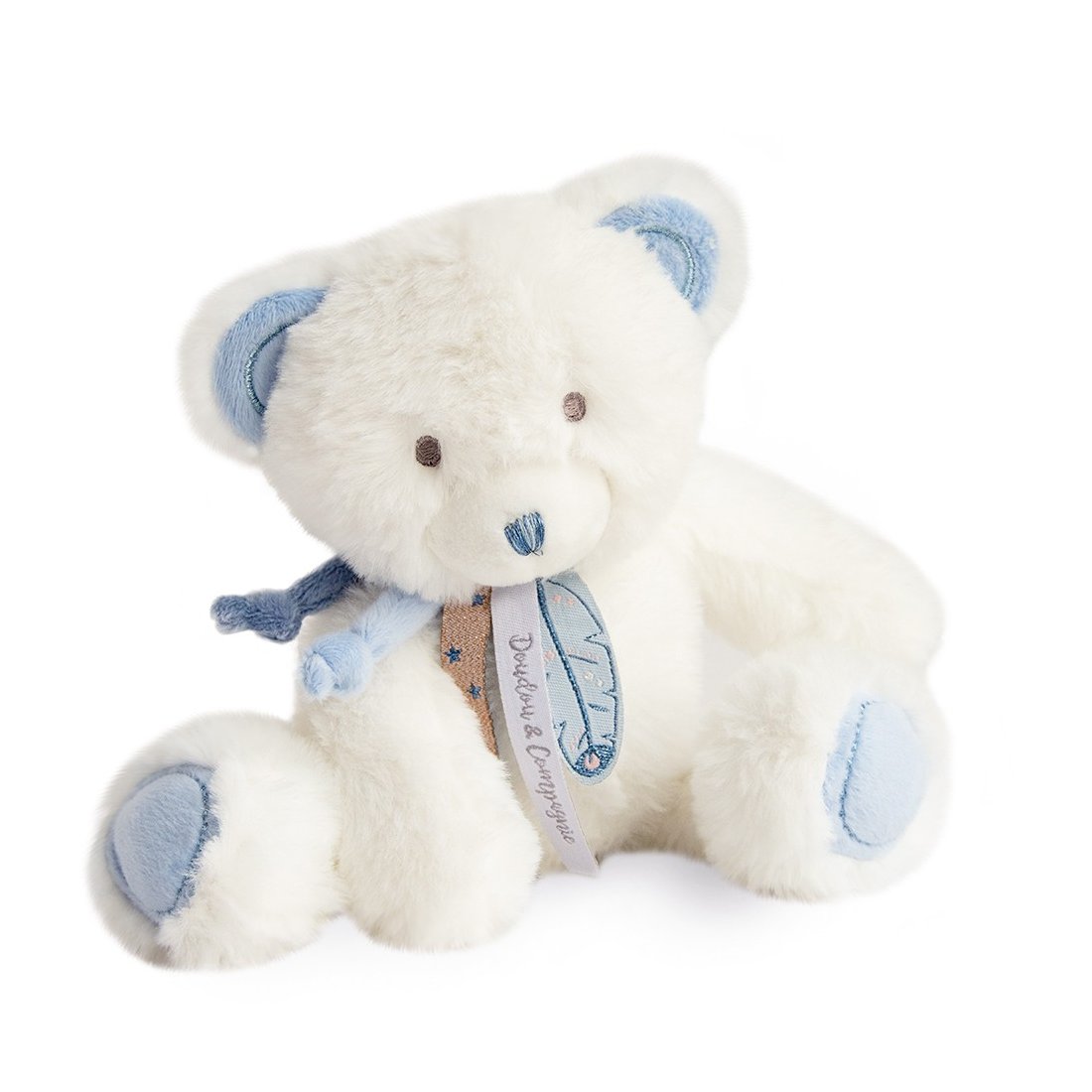 Teddybär hellblau, 22cm Traumfänger Plüschtier im Karton Histoire d'Ours | Kuscheltier.Boutique