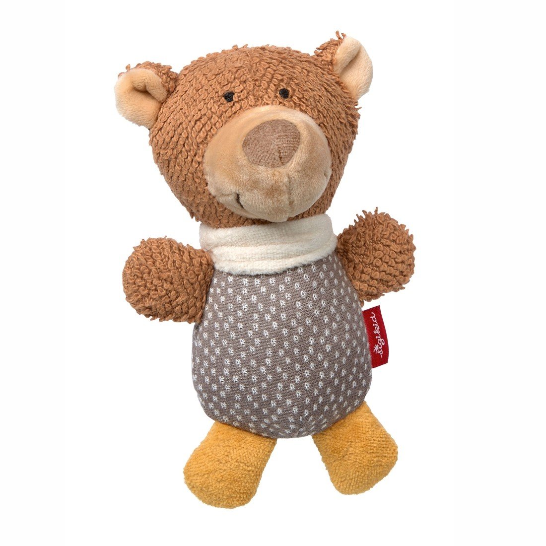 sigikid für Babys Teddybär HoniBoniBear, Rassel 14cm sigikid für Babys Teddybär HoniBoniBear, Rassel 14cm