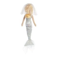 Meerjungfrau Bride, 45cm Braut Rückseite Aurora Sea Sparkles | Kuscheltier.Boutique