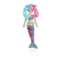 Aurora Sea Sparkles Pastel Meerjungfrau Lilly, Rückseite | Kuscheltier.Boutique