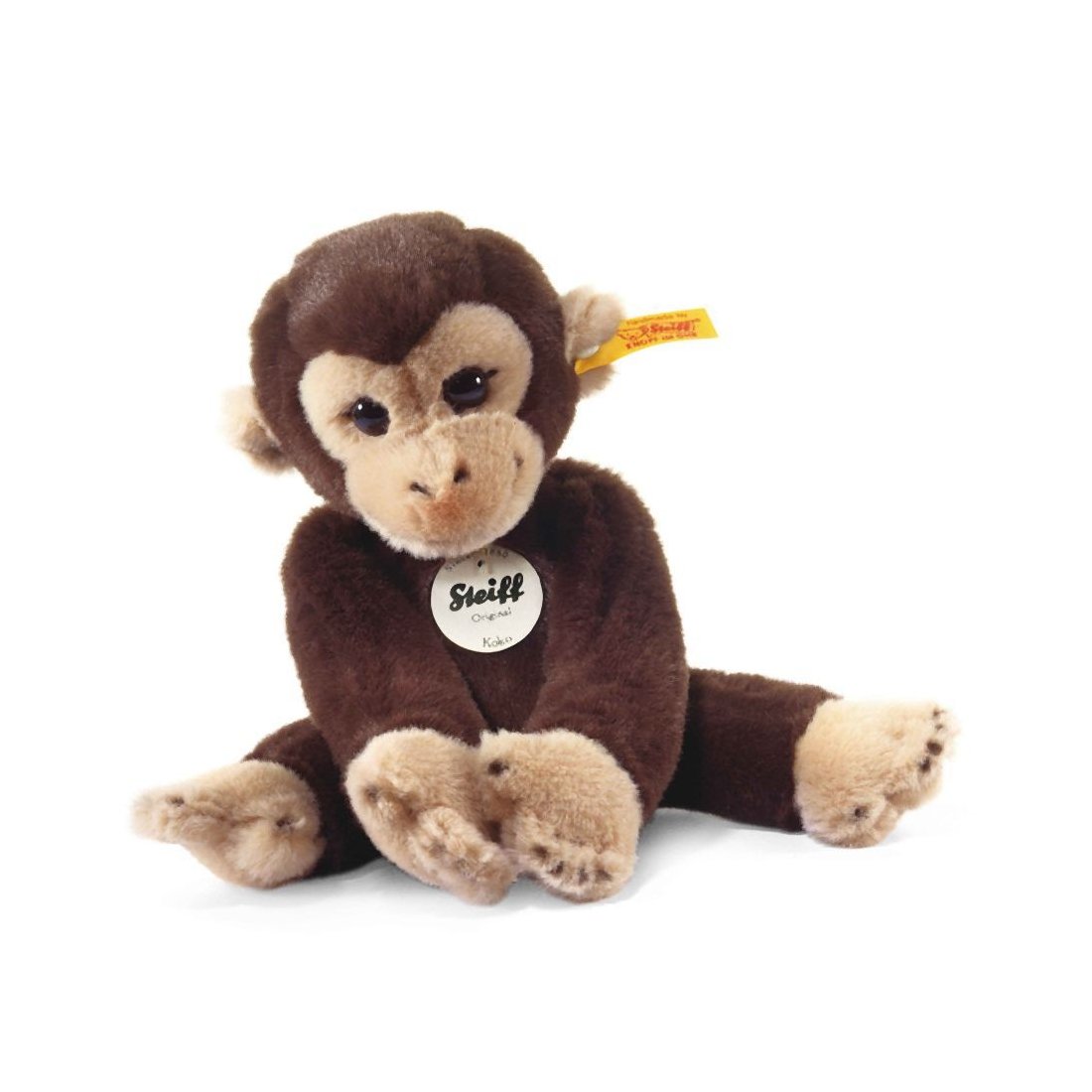 Steiff Plüschtiere Schimpanse Koko braun, 25cm | Kuscheltier.Boutique