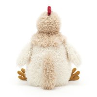 Jellycat Plüschtiere Huhn Whitney Chicken, beige Rückseite | Kuscheltier.Boutique