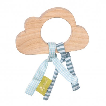 Holzgreifling Wolke mit Nuckelzipfeln, 10cm | sigikid GREEN Bio Collection