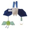 sigikid für Babys Fledermaus blau, Spielanhänger Rückseite | Kuscheltier.Boutique